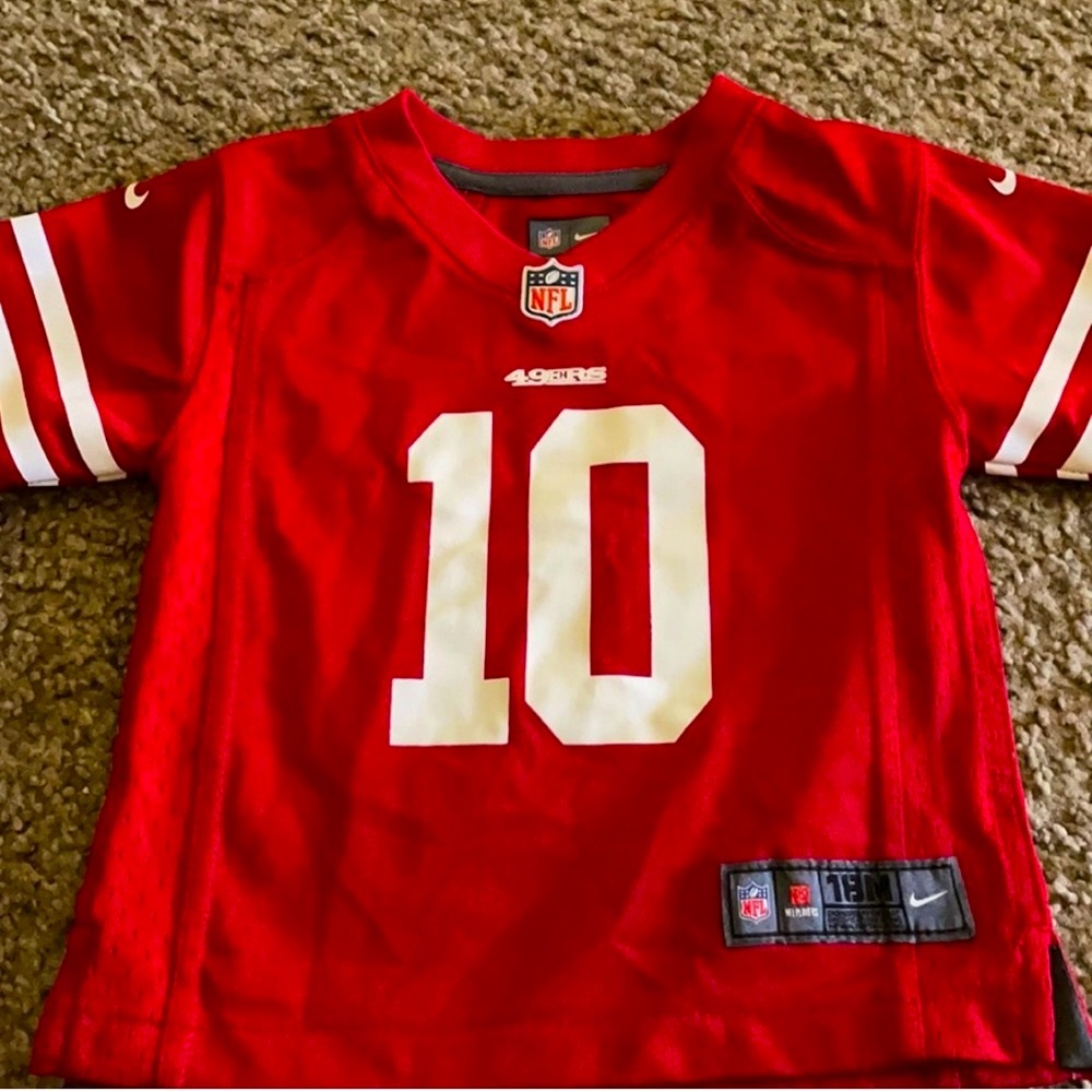 Nike 49ers NFL Jersey. Size 18 months. Great condition.